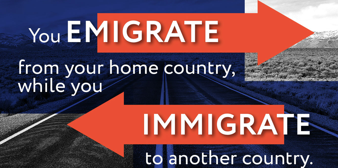 Immigrate and Emigrate | GrammarPlanetHQ